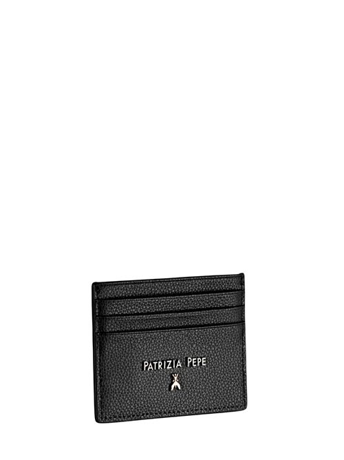 Porta carte di credito in pelle Nero Patrizia Pepe | CQ7001 L001K103
